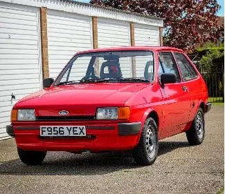 Red Ford Fiesta
