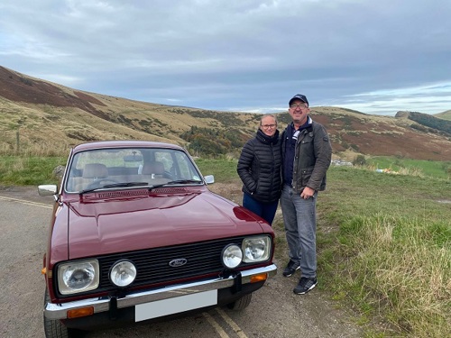 Couple with their Huntsman