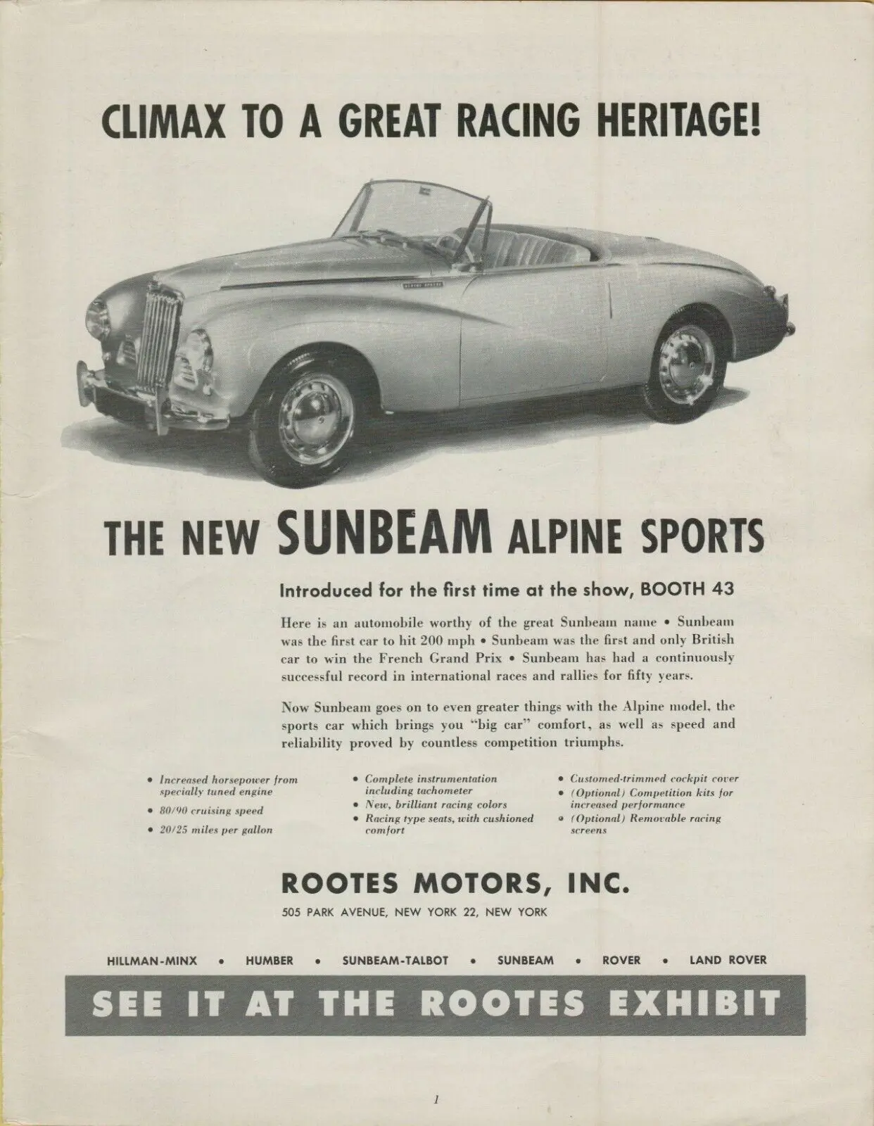 Sunbeam poster