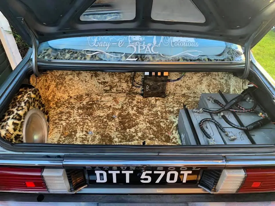 Boot of Datsun Laurel