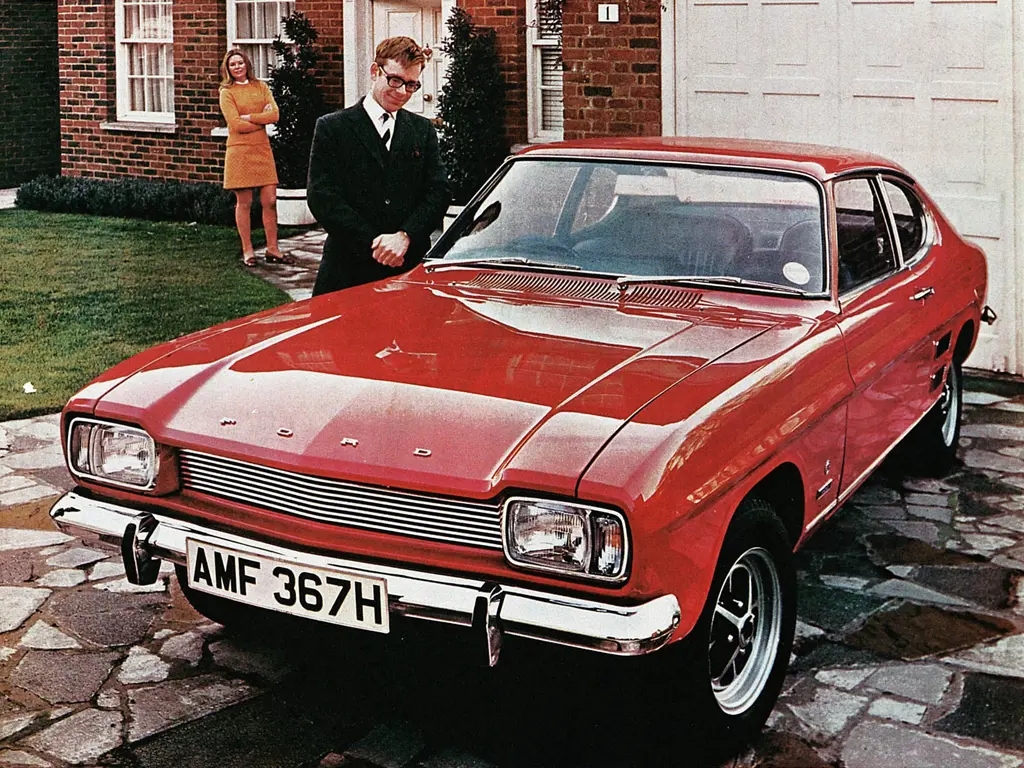 Red Ford Capri