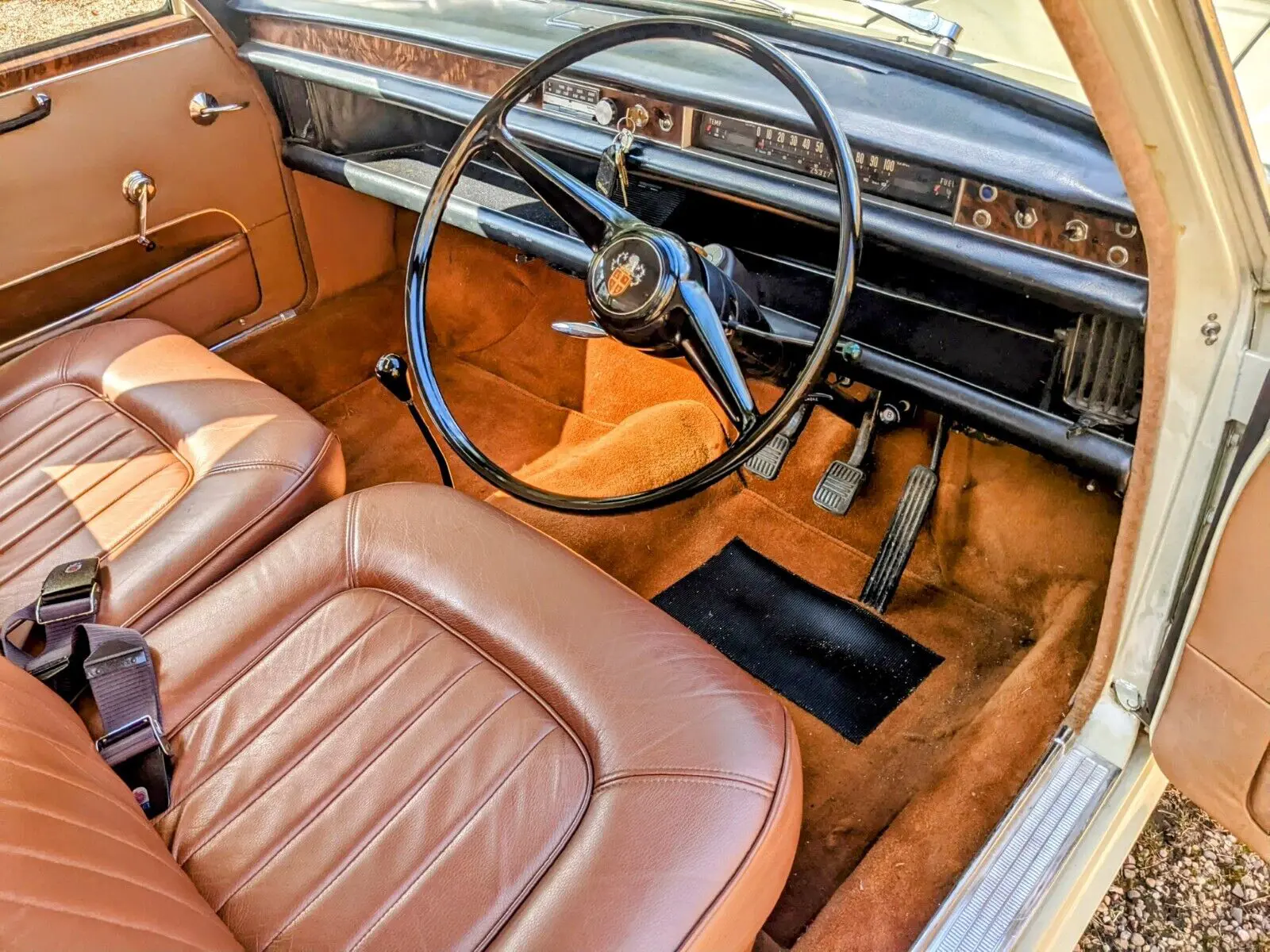 Brown Car Interior