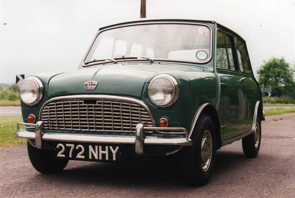 Frontal view of the Austin Super Seven