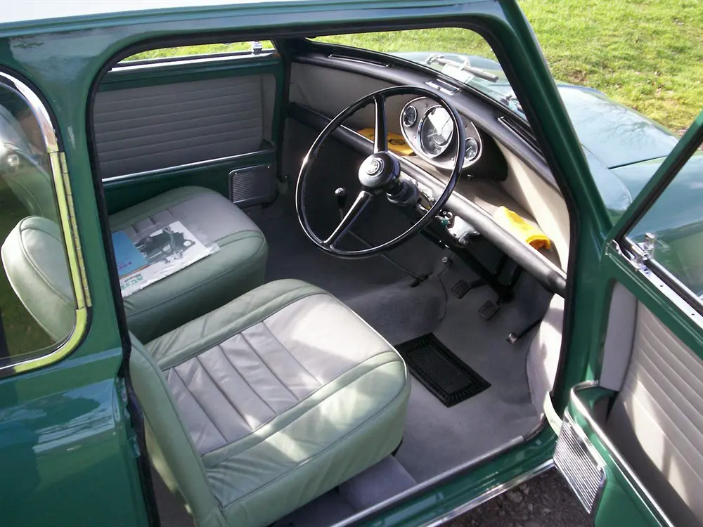 Interior of the Austin Super Seven