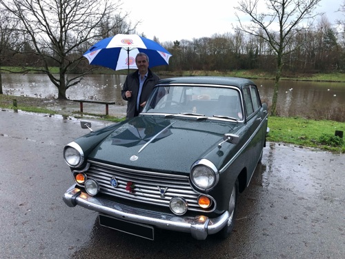 Eddie and his classic car