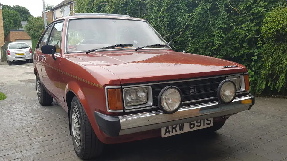 Red Chrysler Sunbeam