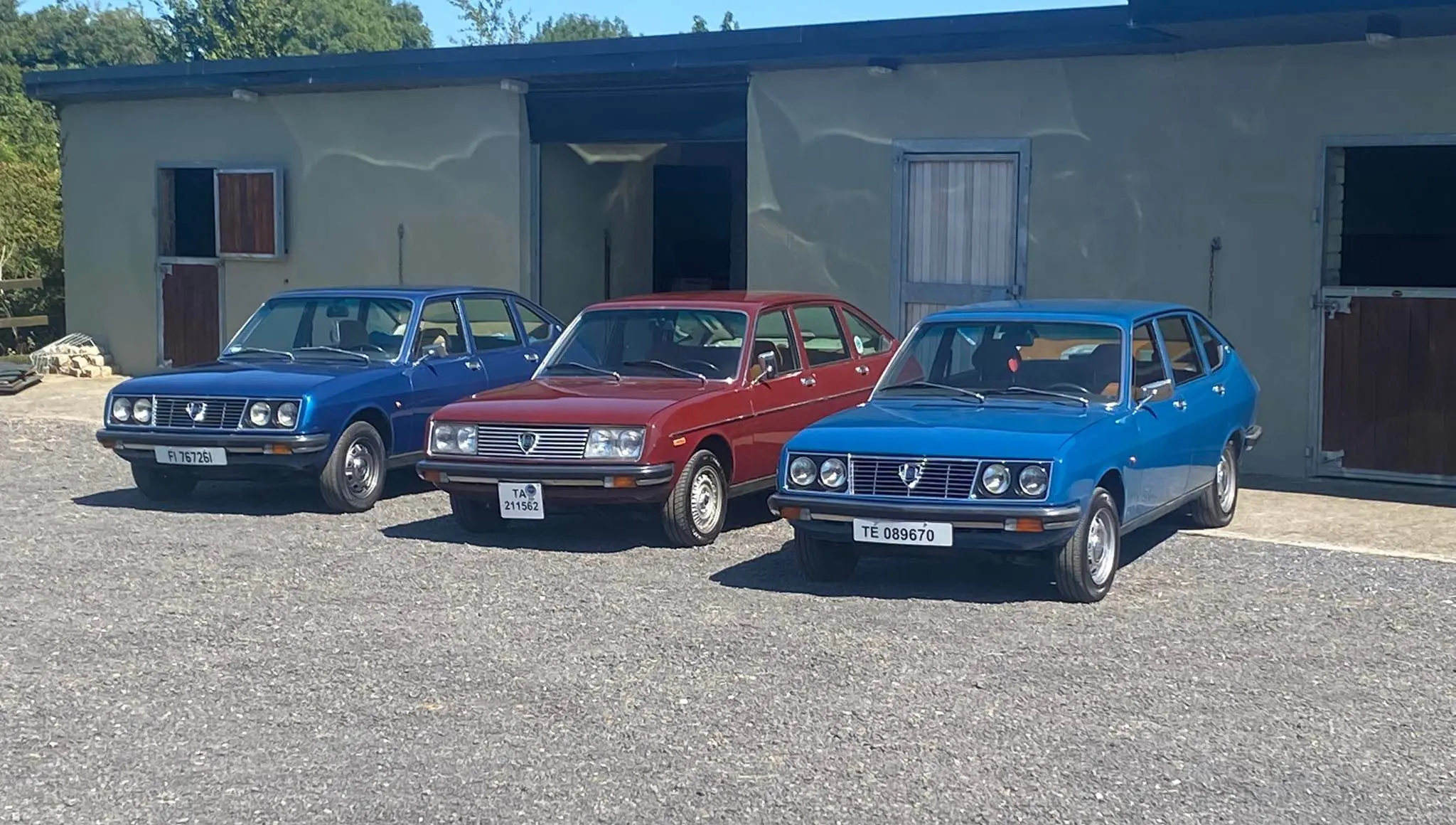 Three Lancia Cars