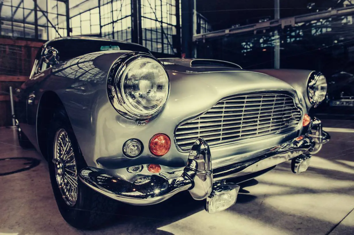 A classic Aston Martin