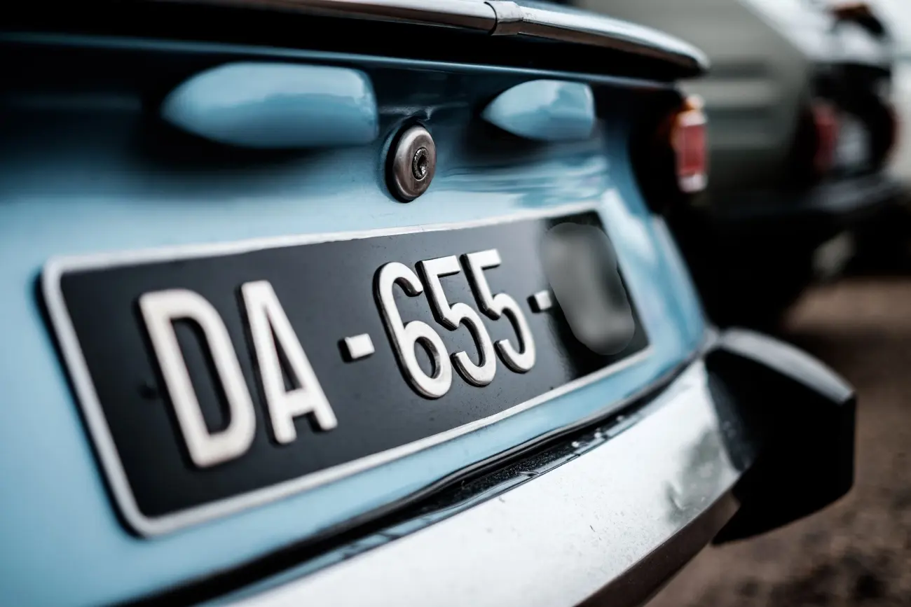 Car number plate