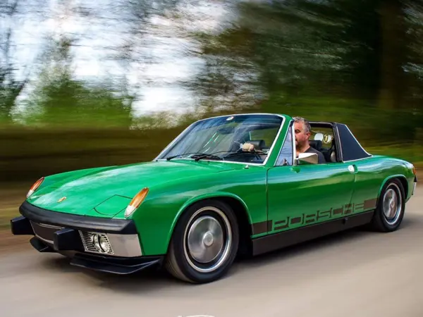 Green 1973 Porsche