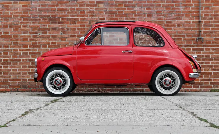 Red classic Fiat