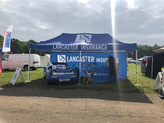 Lancaster Insurance Stars and Stripes stand