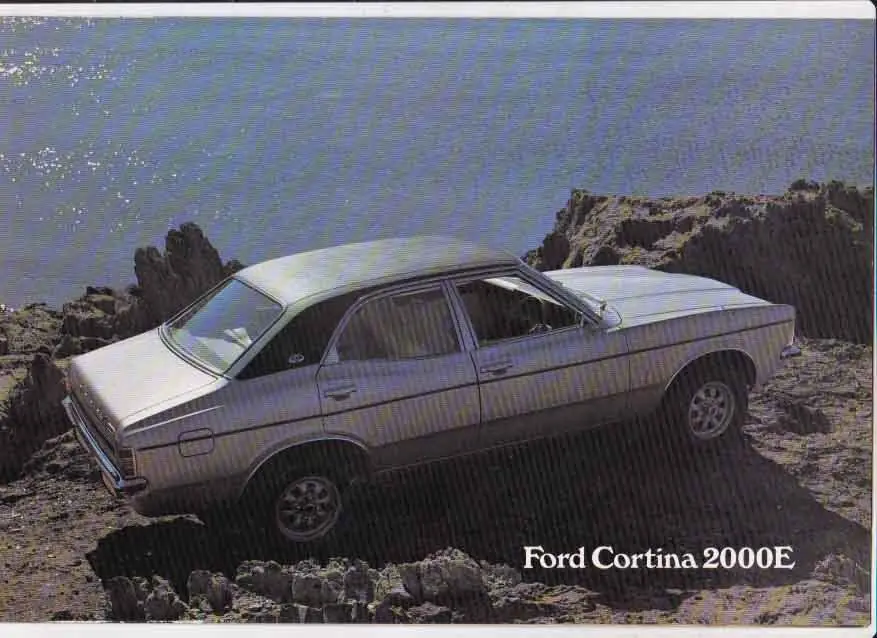 Silver Ford Cortina