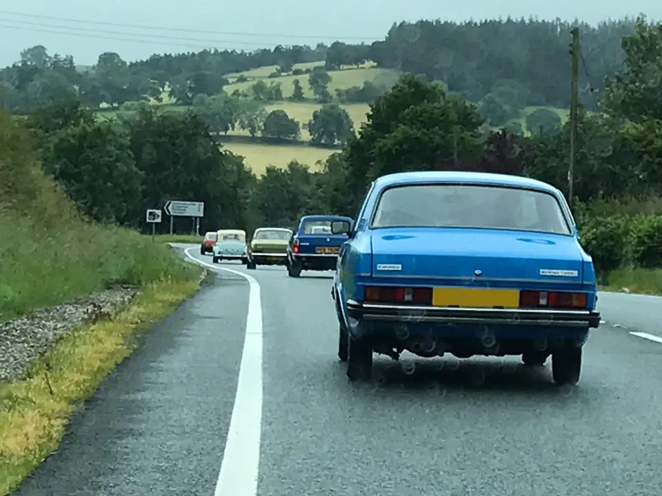 Morris Cars on the road