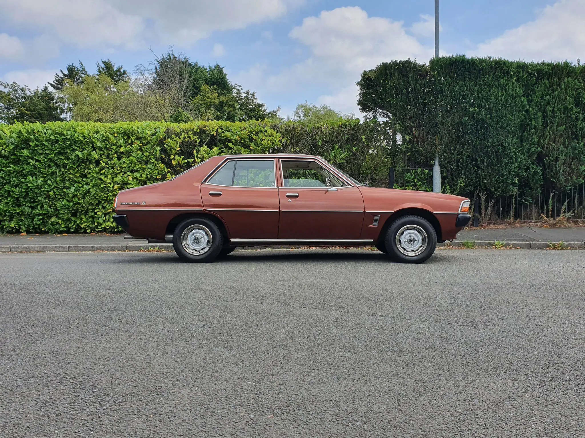 Brown car