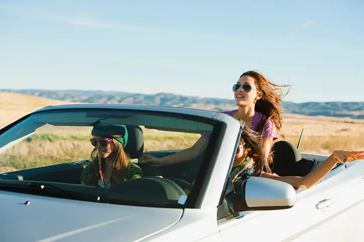 Convertible road trip