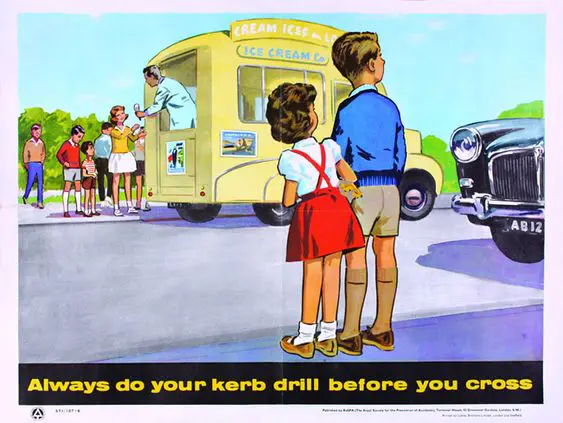 Kerb drill poster