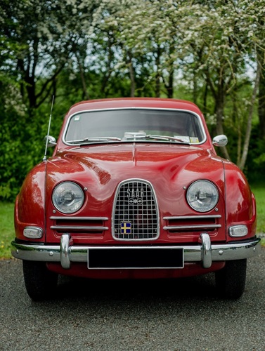 Red Classic Saab