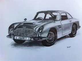 Classic Car Drawings5