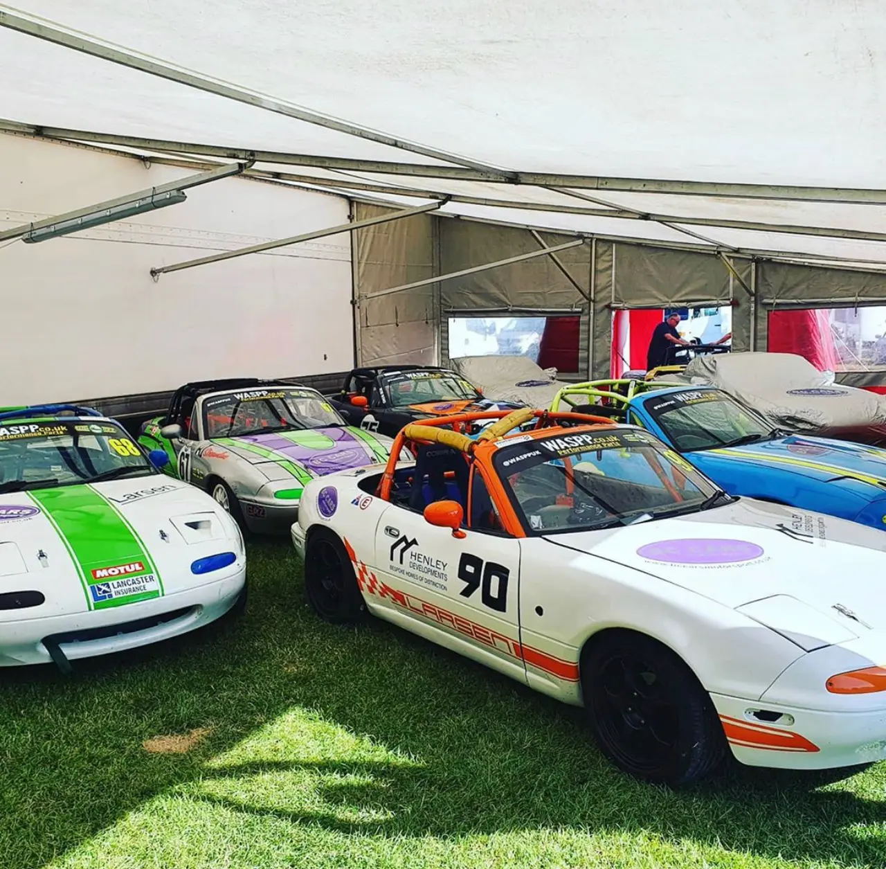 White convertible cars