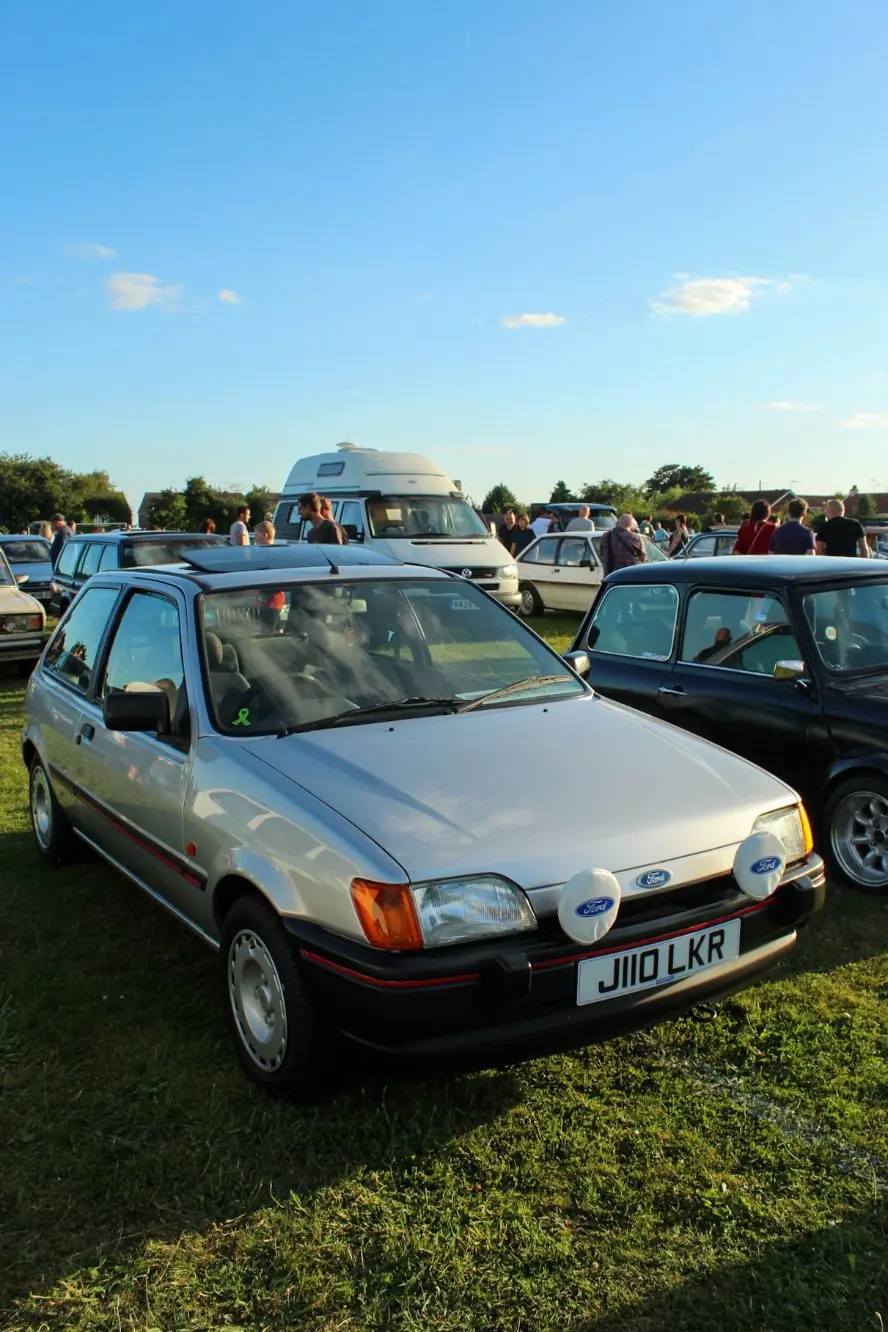 Silver Ford Fiesta