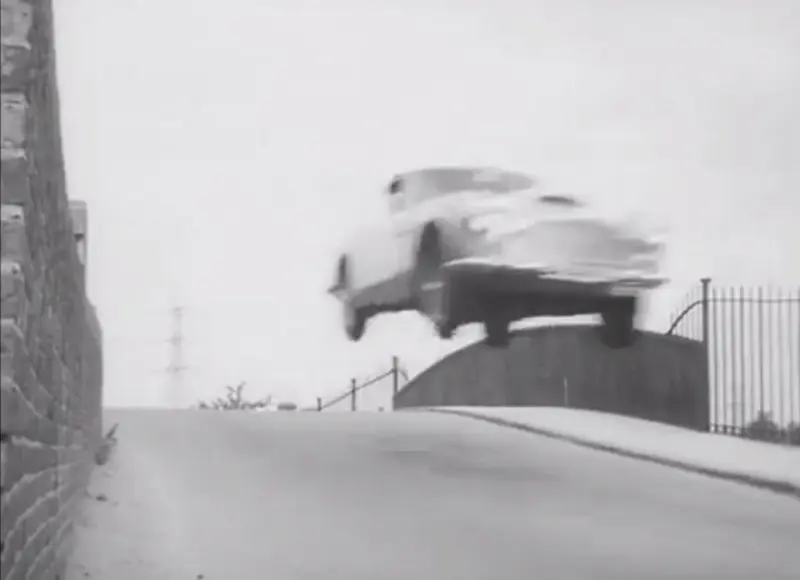 Car in air