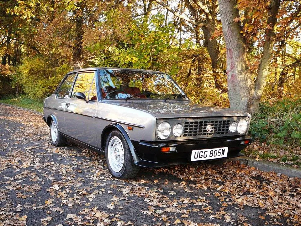 Fiat 131 in the woods