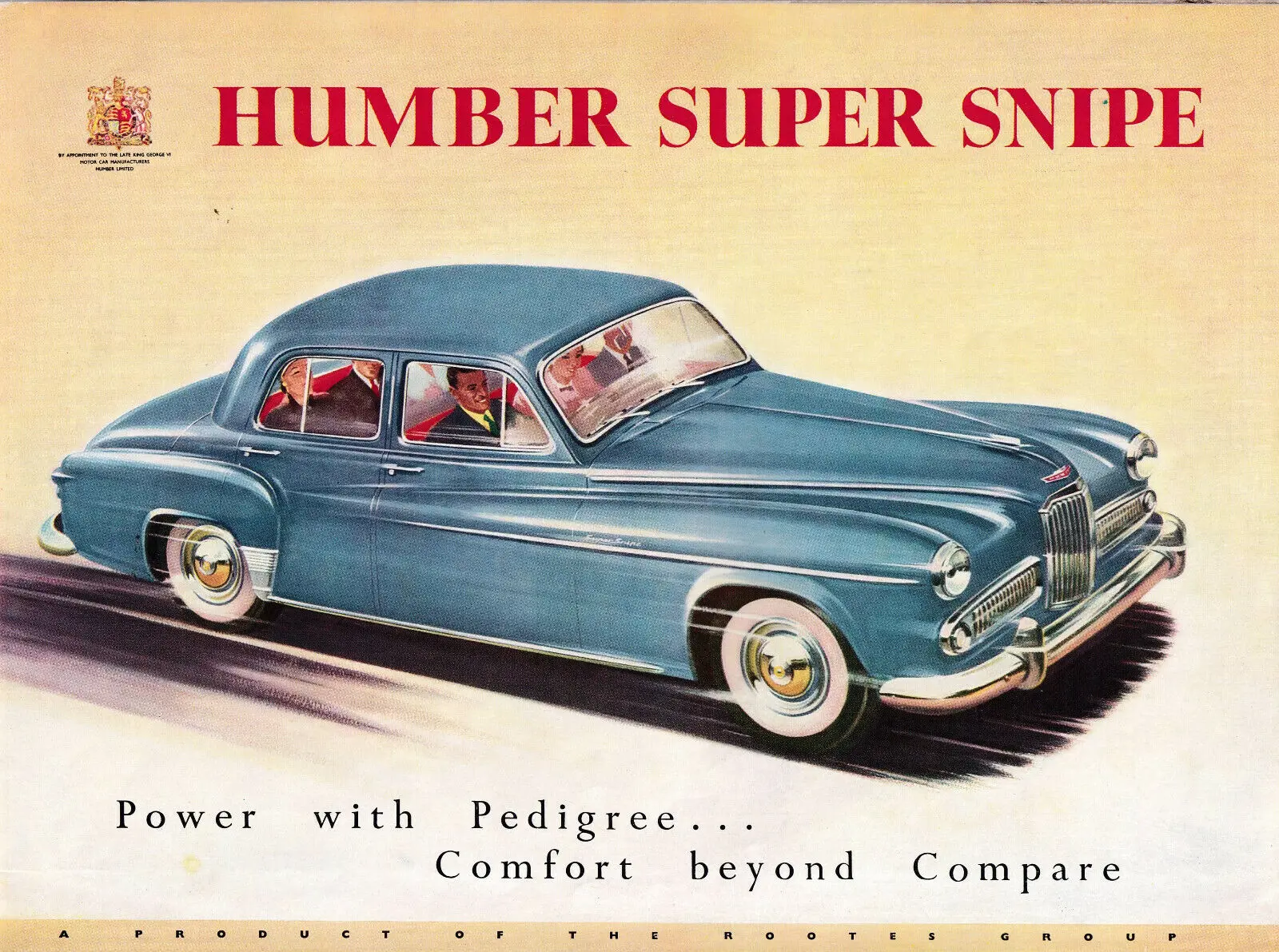 Humber car poster