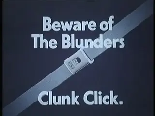 Seatbelt advert
