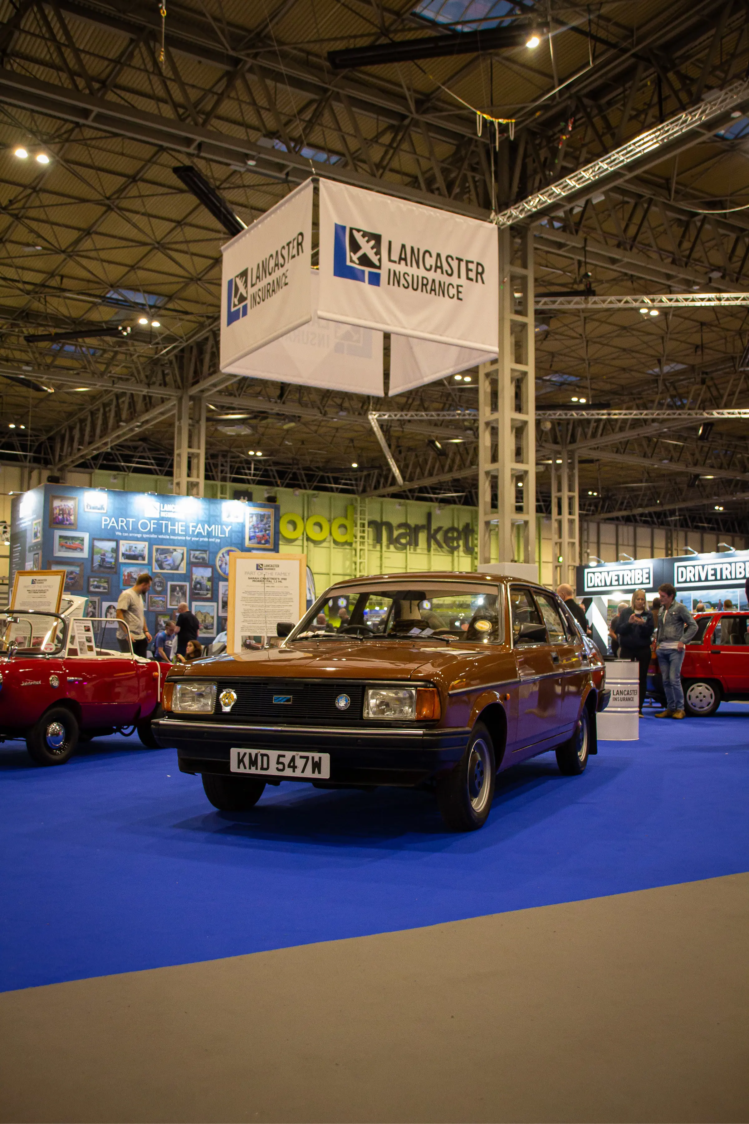 Brown car at car show